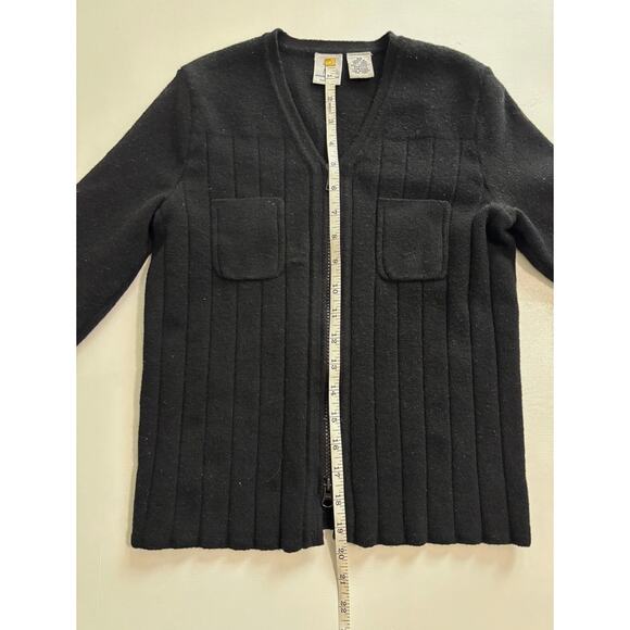 Armani Exchange Black Knit Cardigan Size XS - Picture 3 of 6